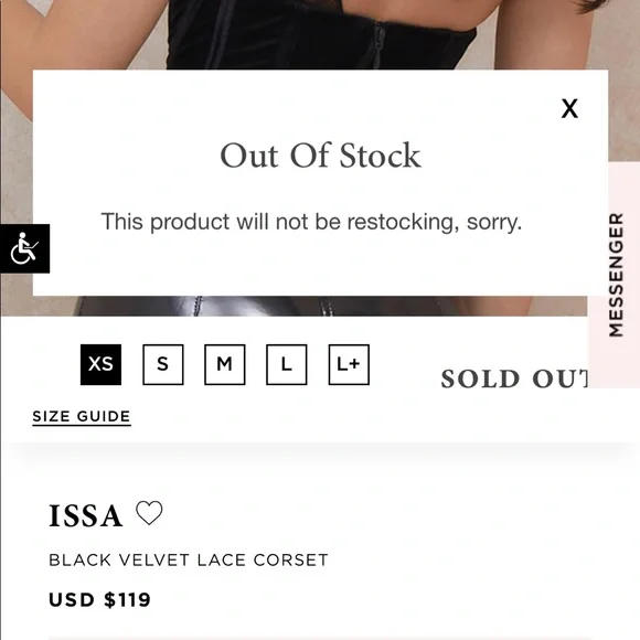 House of CB Issa Corset XS - Picture 5 of 7